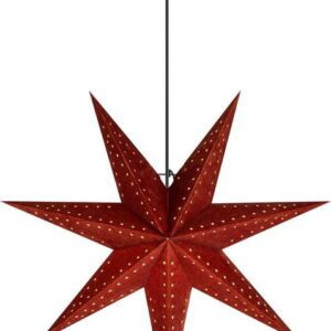 Červená světelná dekorace s vánočním motivem ø 45 cm Embla – Markslöjd. Nejlepší hlášky