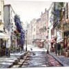 Obraz Styler Canvas Watercolor Paris Mood