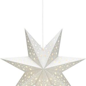 Světelná dekorace s vánočním motivem ve stříbrné barvě ø 45 cm Solvalla – Markslöjd. Nejlepší hlášky
