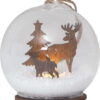 Světelná dekorace s vánočním motivem v přírodní barvě ø 8 cm Fauna – Star Trading. Nejlepší hlášky