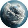 Skleněný obraz ø 70 cm Clouds – Styler. Nejlepší hlášky