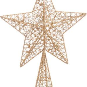 Hvězda na vánoční strom ve zlaté barvě Unimasa Estrella. Nejlepší hlášky